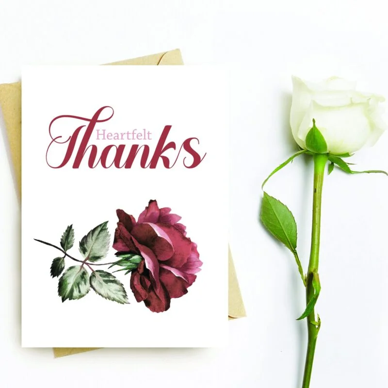 Thank You Card Printable Instant Download Blank Card For Friend Thank You Co-worker Thankful Teacher Card Favorite Teacher Thank You Card