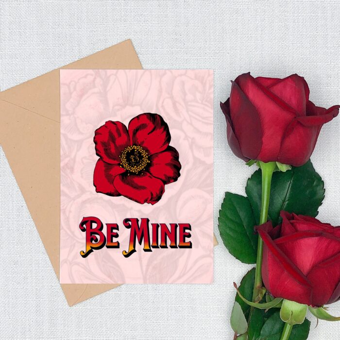 Valentine Printable Card Happy Valentines Day Printable Greeting Card for Her Valentine Card for Him Instant Download Card Print at Home 5x7 - Image 6